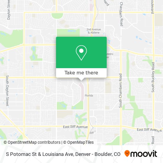 Mapa de S Potomac St & Louisiana Ave
