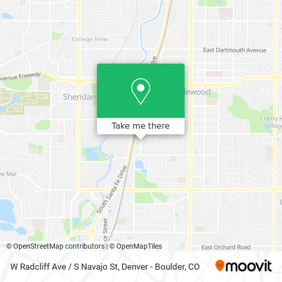 Mapa de W Radcliff Ave / S Navajo St