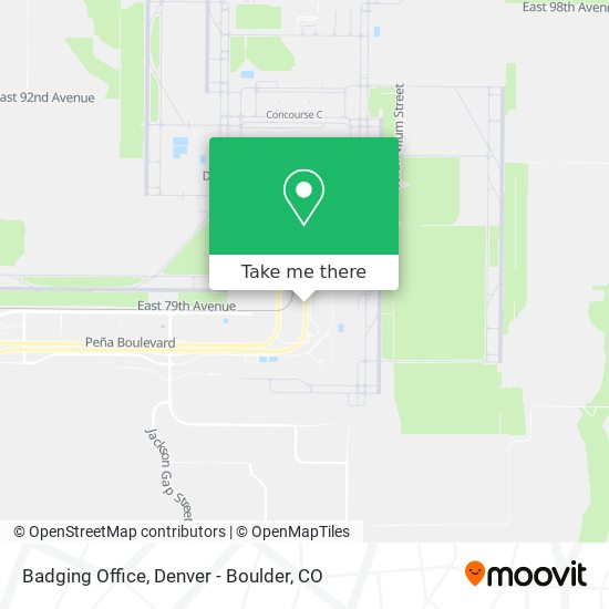 Badging Office map