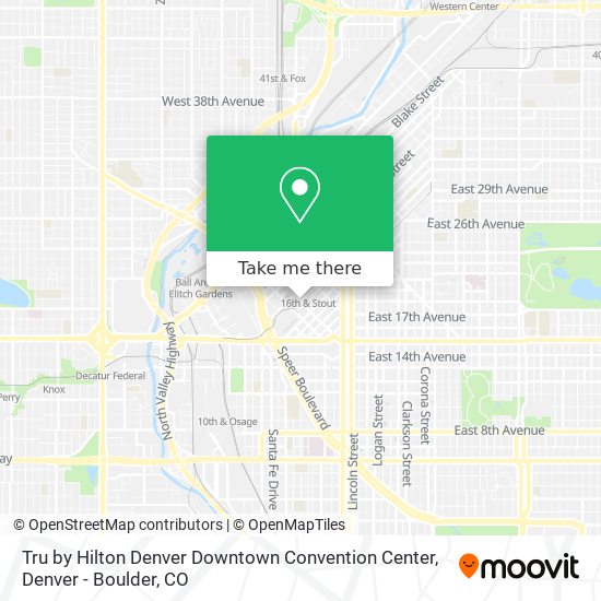 Mapa de Tru by Hilton Denver Downtown Convention Center