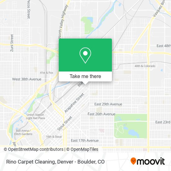 Mapa de Rino Carpet Cleaning