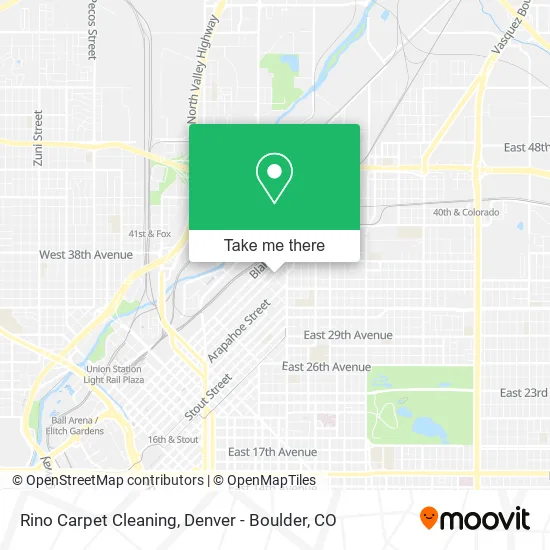 Rino Carpet Cleaning map