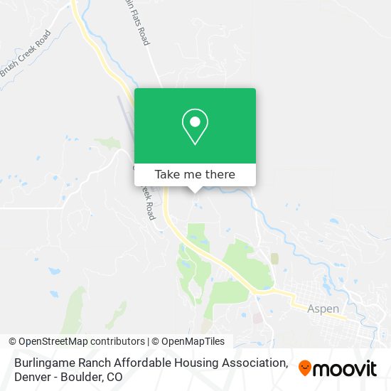 Mapa de Burlingame Ranch Affordable Housing Association