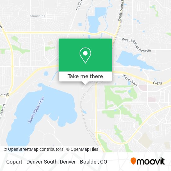 Copart - Denver South map