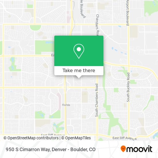 950 S Cimarron Way map