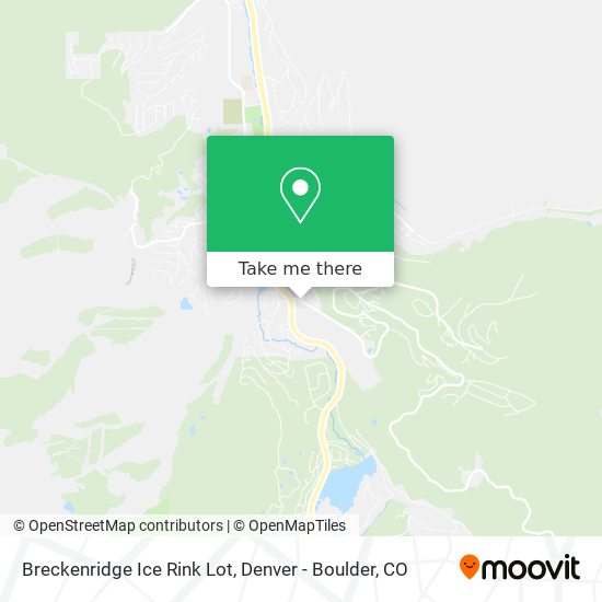 Mapa de Breckenridge Ice Rink Lot