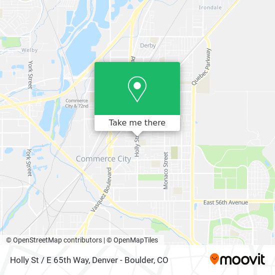 Mapa de Holly St / E 65th Way