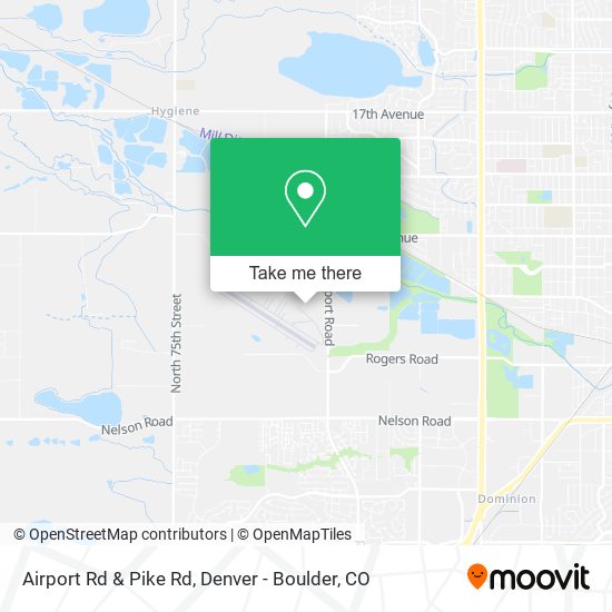 Airport Rd & Pike Rd map