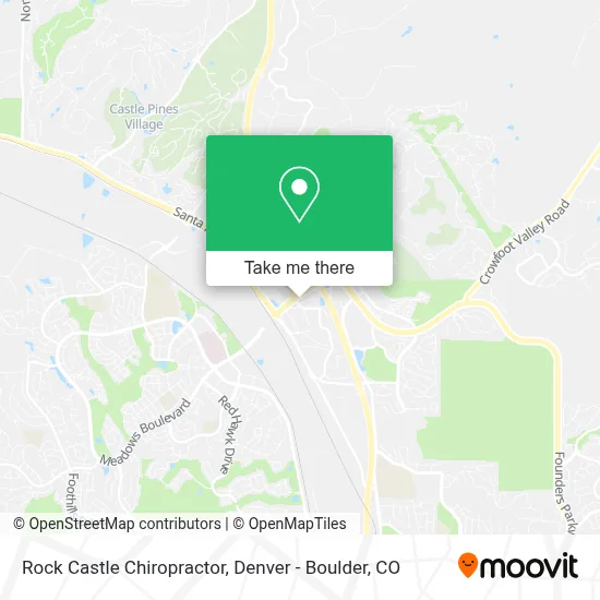 Rock Castle Chiropractor map