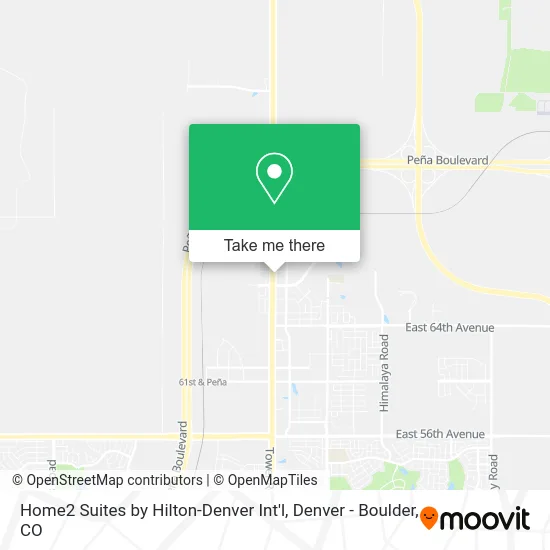 Home2 Suites by Hilton-Denver Int'l map