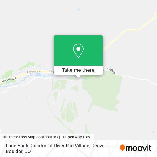 Lone Eagle Condos at River Run Village map