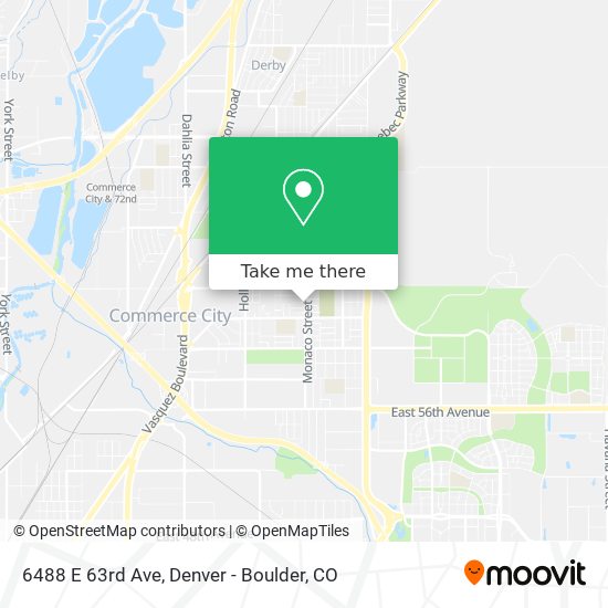 6488 E 63rd Ave map
