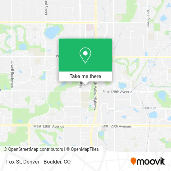 Fox St map
