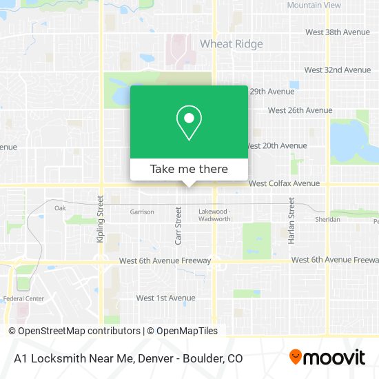 A1 Locksmith Near Me map