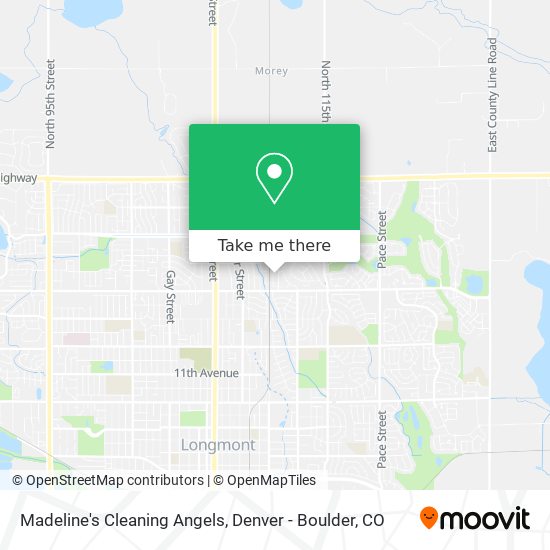 Madeline's Cleaning Angels map
