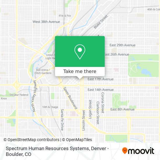 Mapa de Spectrum Human Resources Systems