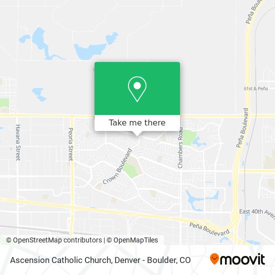 Ascension Catholic Church map