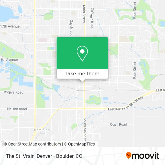 Mapa de The St. Vrain