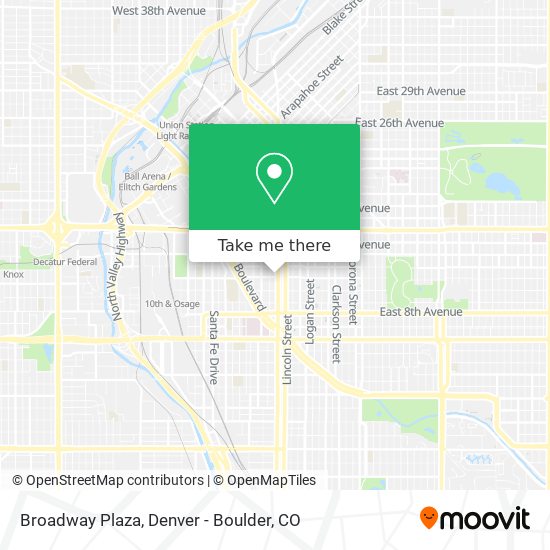 Mapa de Broadway Plaza