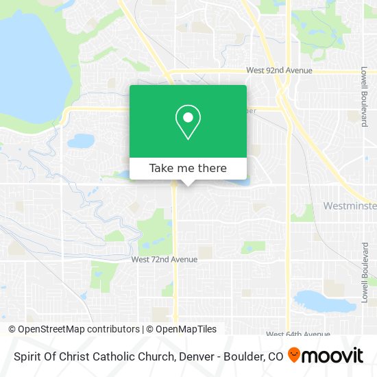 Spirit Of Christ Catholic Church map