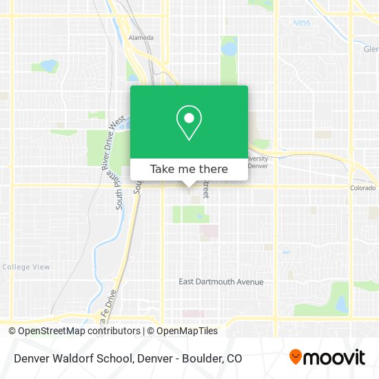Denver Waldorf School map