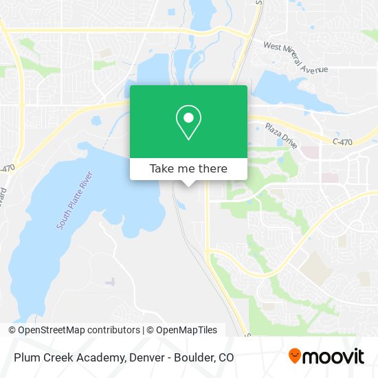 Plum Creek Academy map