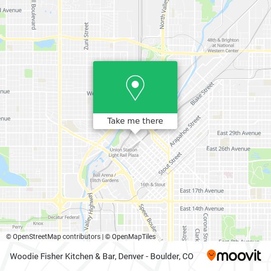 Mapa de Woodie Fisher Kitchen & Bar