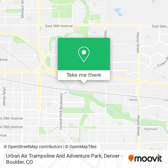 Urban Air Trampoline And Adventure Park map