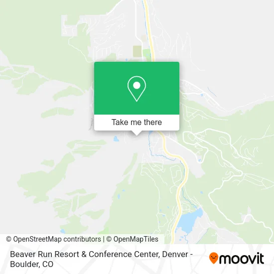 Beaver Run Resort & Conference Center map