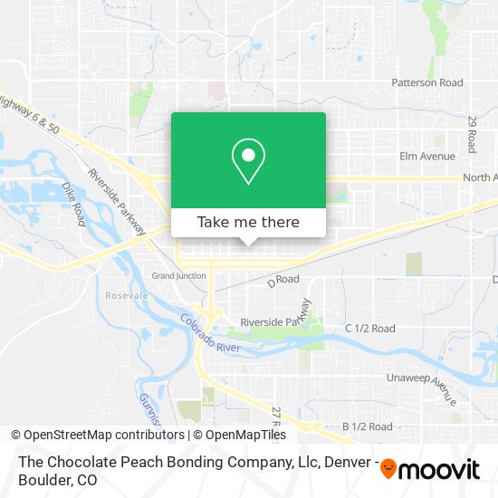 Mapa de The Chocolate Peach Bonding Company, Llc