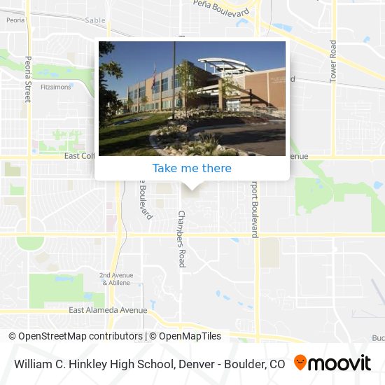 Mapa de William C. Hinkley High School