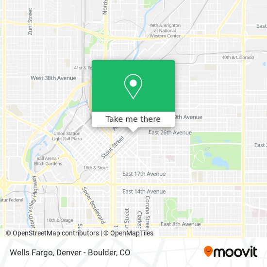 Mapa de Wells Fargo