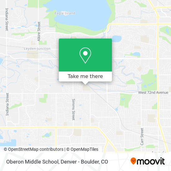 How to get to Oberon Middle School in Arvada by Bus?
