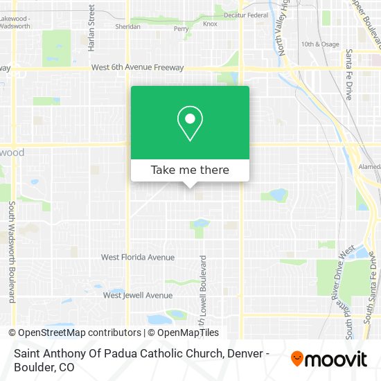 Mapa de Saint Anthony Of Padua Catholic Church