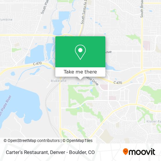 Carter's Restaurant map