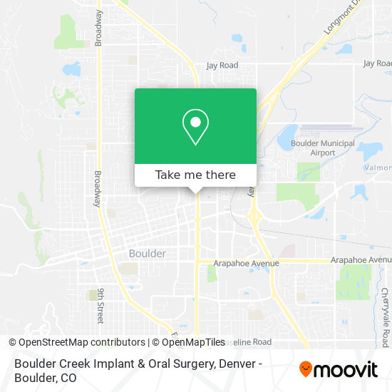 Mapa de Boulder Creek Implant & Oral Surgery