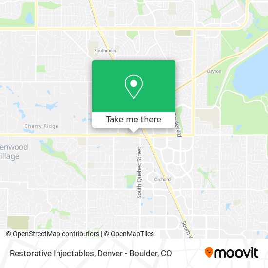 Restorative Injectables map