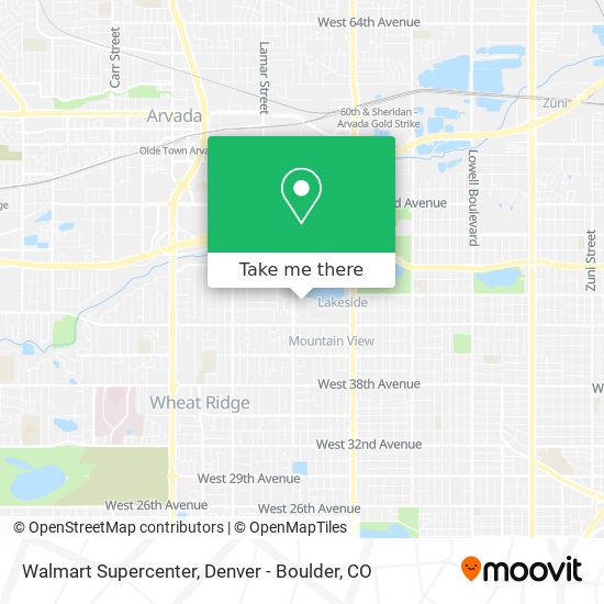 Walmart Supercenter map