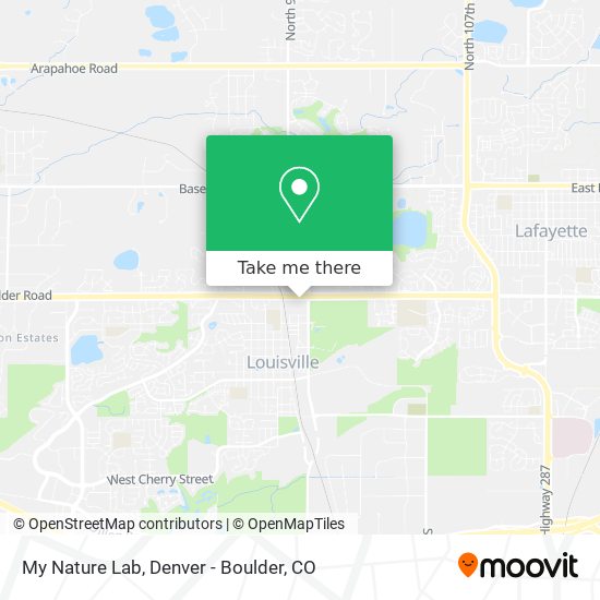 My Nature Lab map