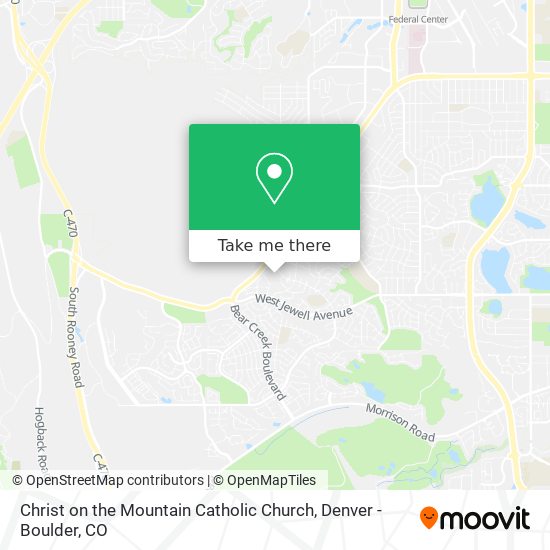 Mapa de Christ on the Mountain Catholic Church