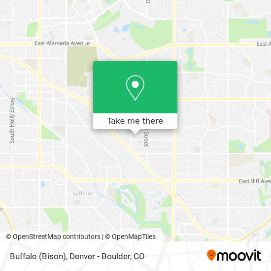 Buffalo (Bison) map