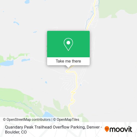 Quandary Peak Trailhead Overflow Parking map