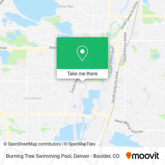 Burning Tree Swimming Pool map