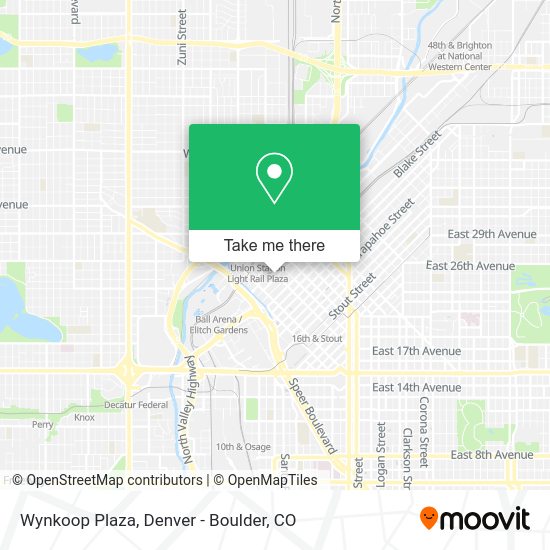 Mapa de Wynkoop Plaza