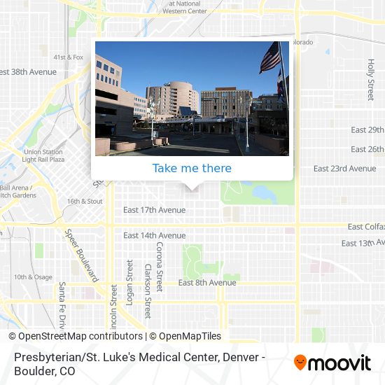 Mapa de Presbyterian / St. Luke's Medical Center