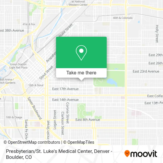 Presbyterian / St. Luke's Medical Center map