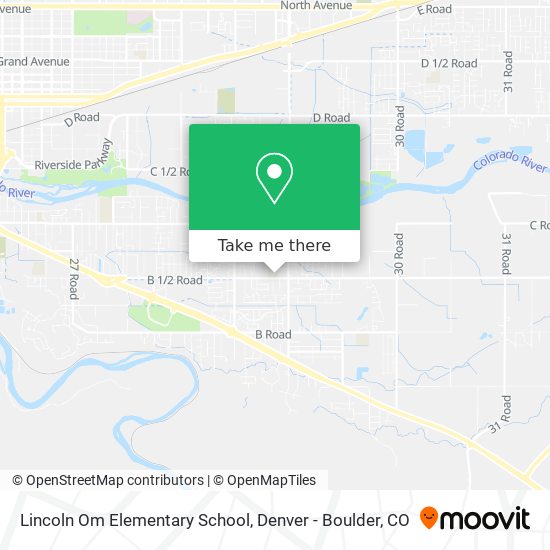 Mapa de Lincoln Om Elementary School