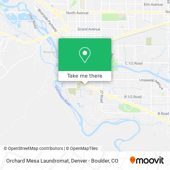 Orchard Mesa Laundromat map