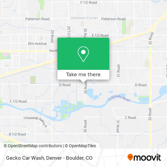 Mapa de Gecko Car Wash