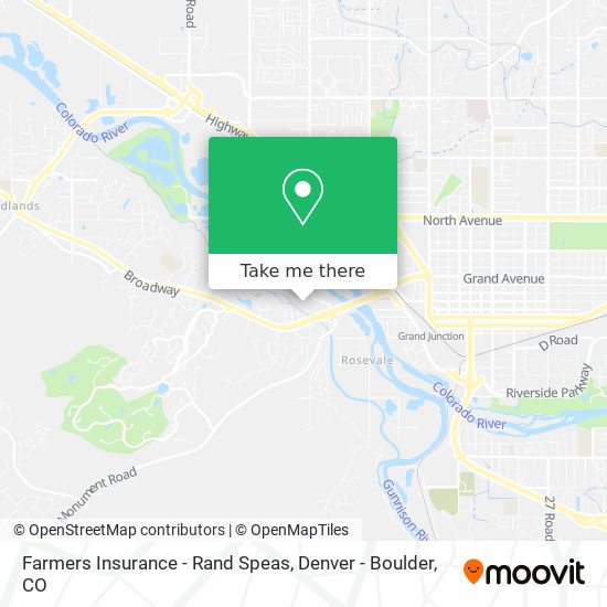 Mapa de Farmers Insurance - Rand Speas